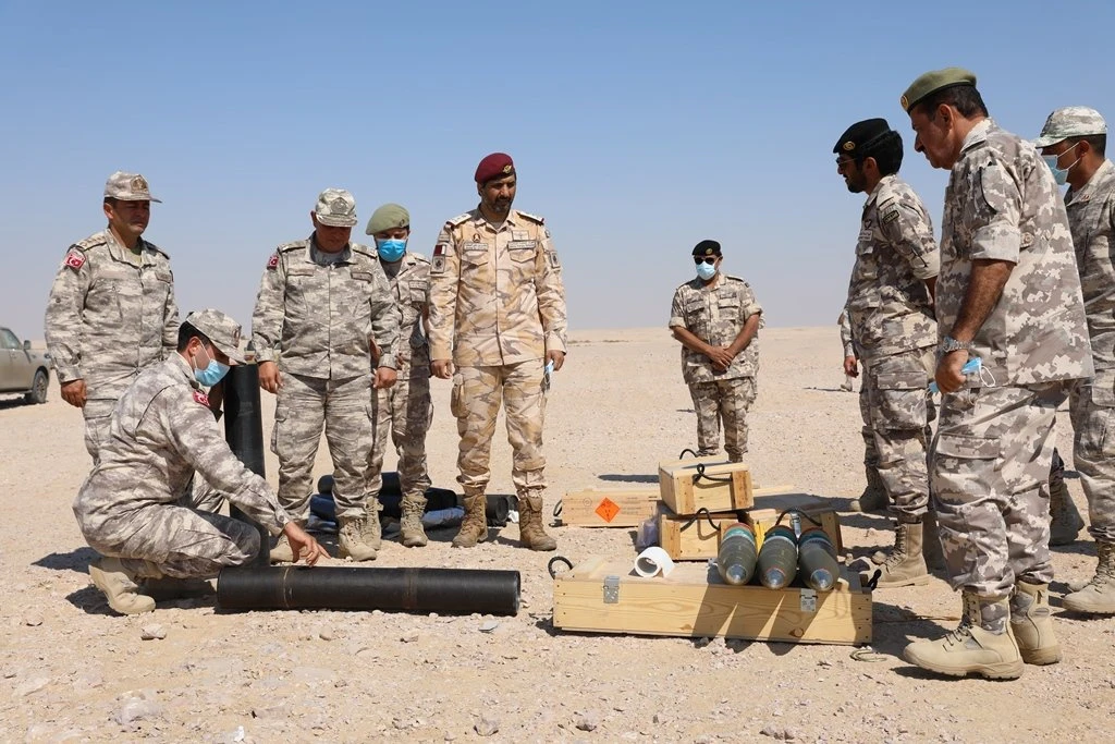 TSK'den Katar Destek Kuvvet Birliğine havan eğitimi